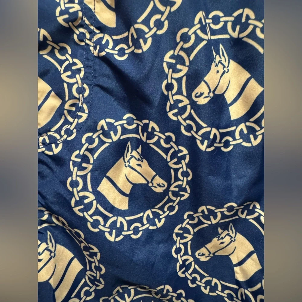 New Gucci GG Logo Equestrian Print Swim Shorts Size 54 / US XL / Waist 36 - 40
